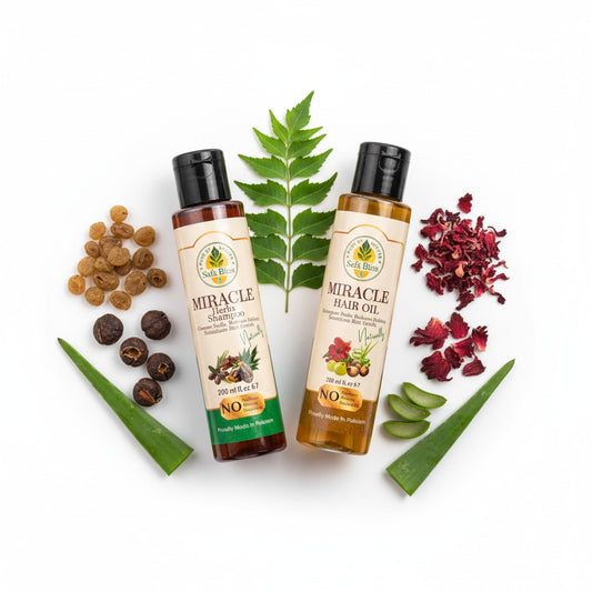 Miracle Herbs Shampoo + Miracle Hair Oil (Bundle Deal)