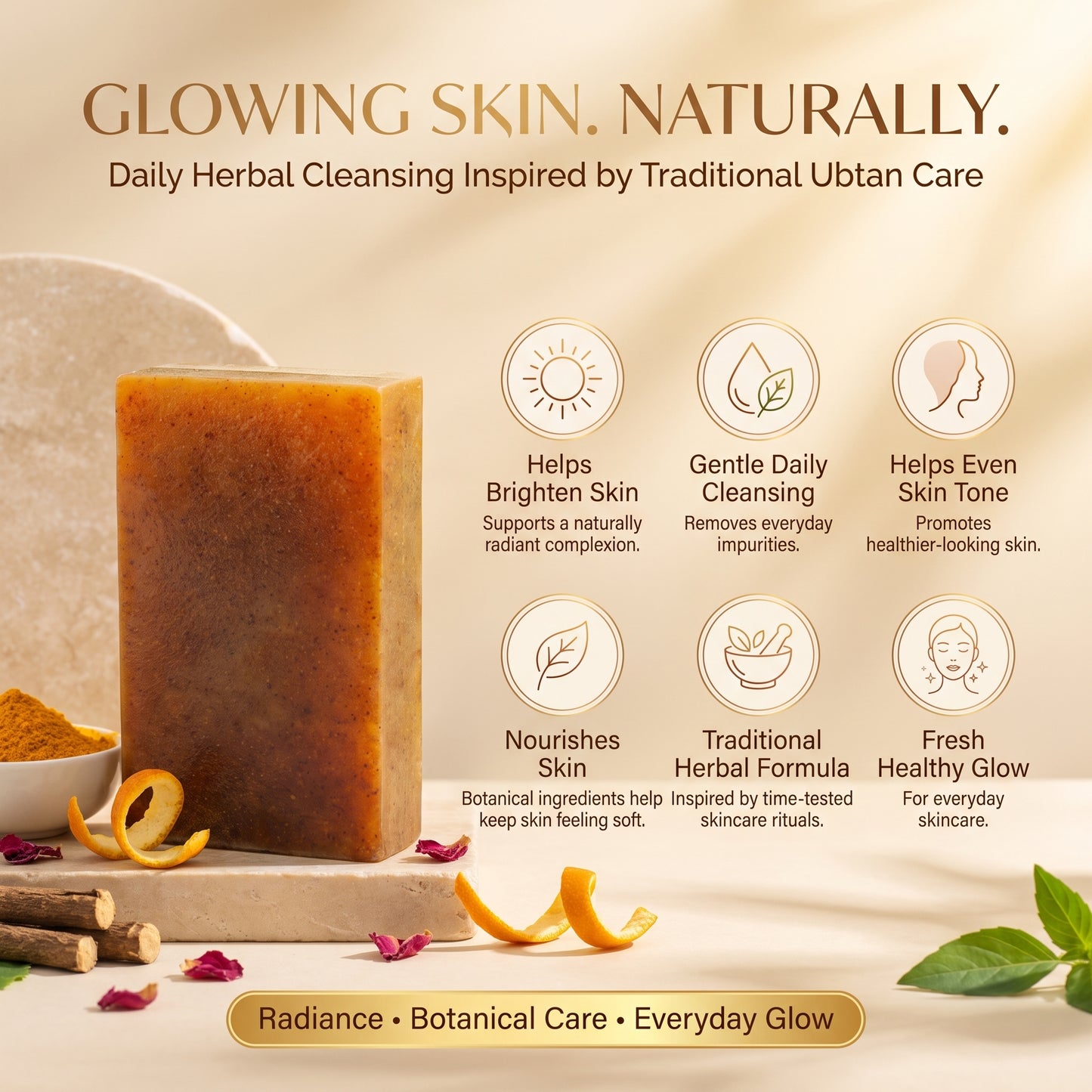 Skin Brightening Ubtan Soap