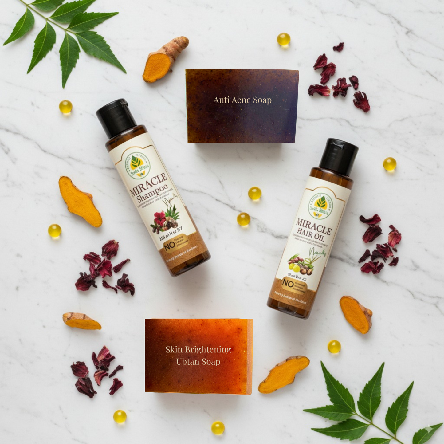 Safa Bliss Complete Care Kit – Hair Growth & Skin Brightening