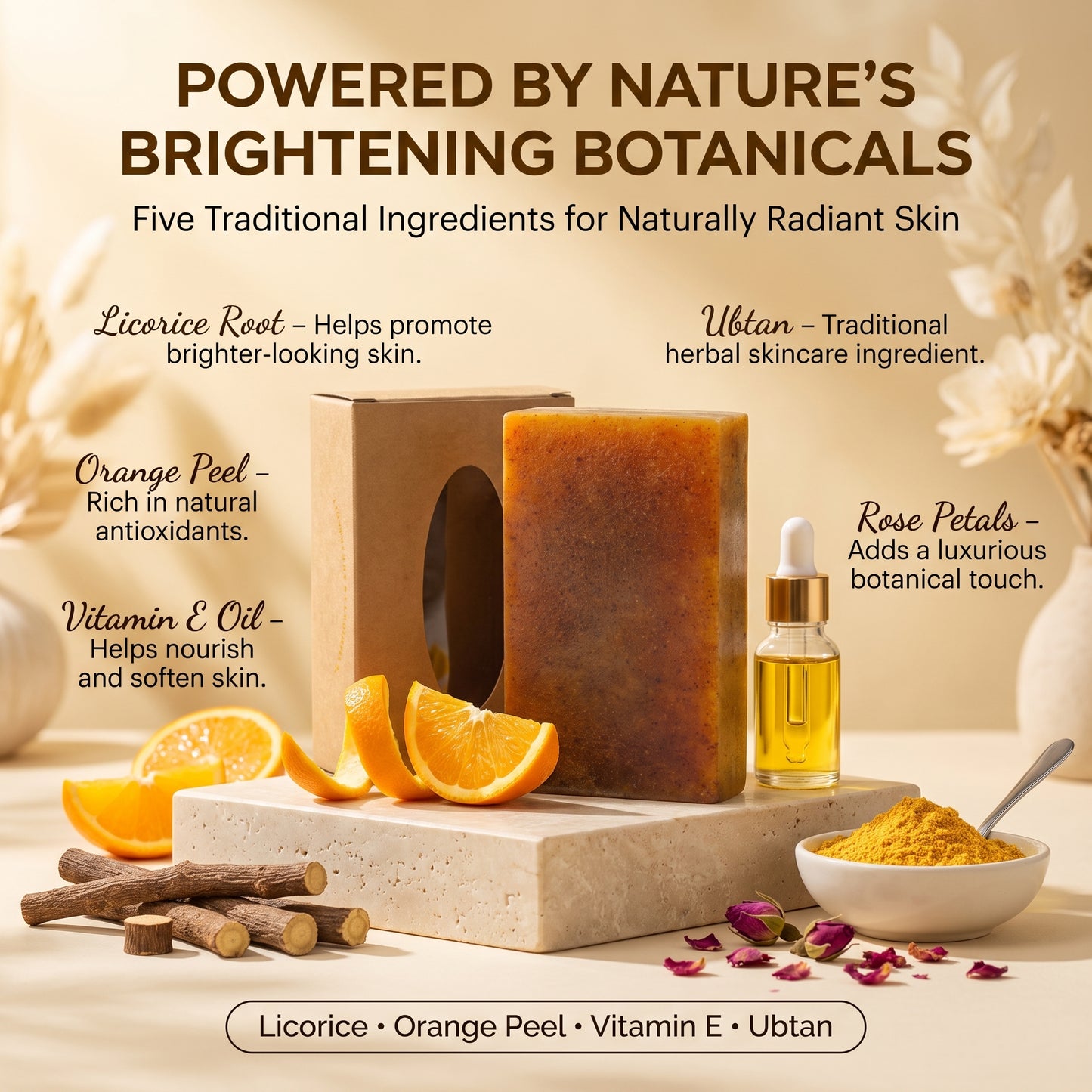 Skin Brightening Ubtan Soap